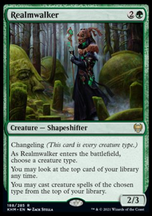 (188) Magic The Gathering Kaldheim: Promos Single: Realmwalker (V.1) Holo Rare