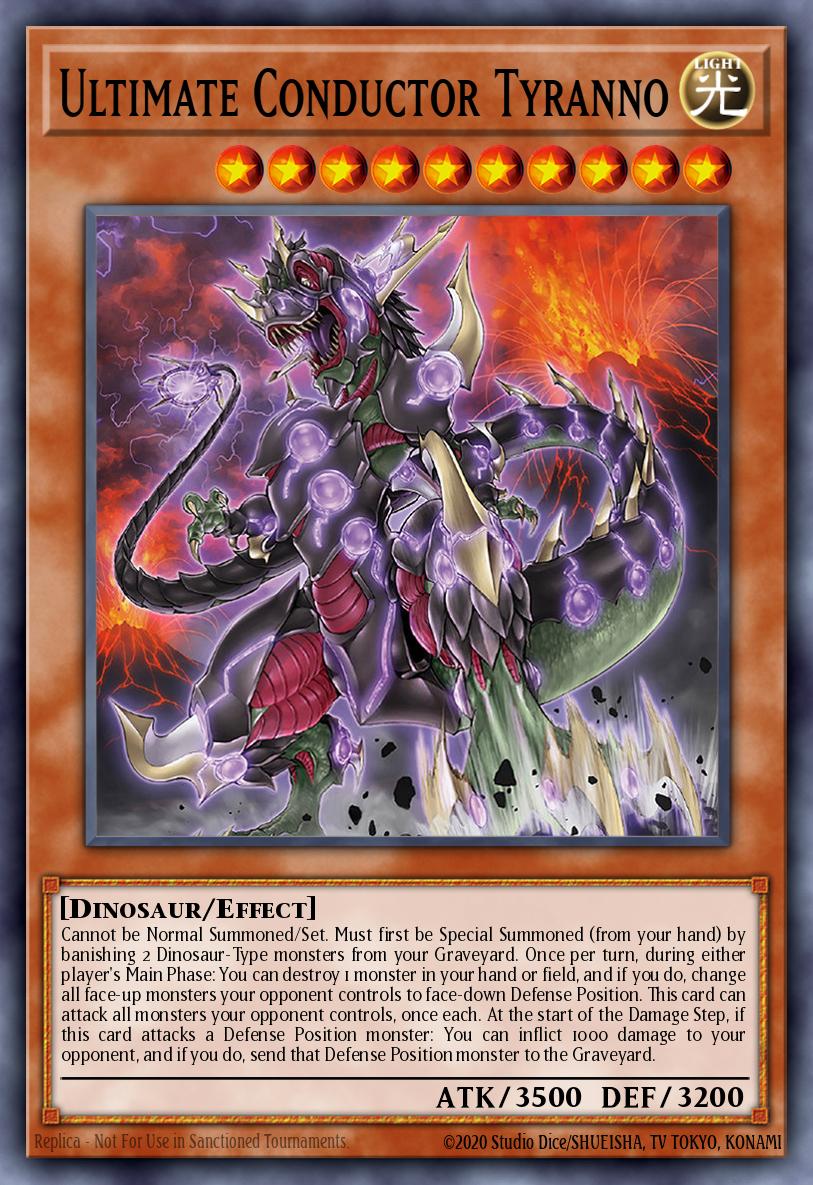 (009) YuGiOh TCG WISU: Wild Survivors Single: Ultimate Conductor Tyranno (V.1 - Rare) Rare