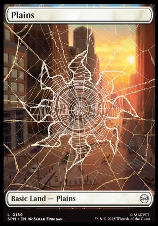 (189) Magic The Gathering Magic: The Gathering | Marvel's Spider-Man Single: Plains (V.1) Holo Land