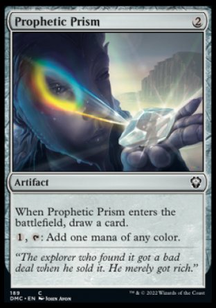(189) Magic The Gathering Commander: Dominaria United Single: Prophetic Prism Common