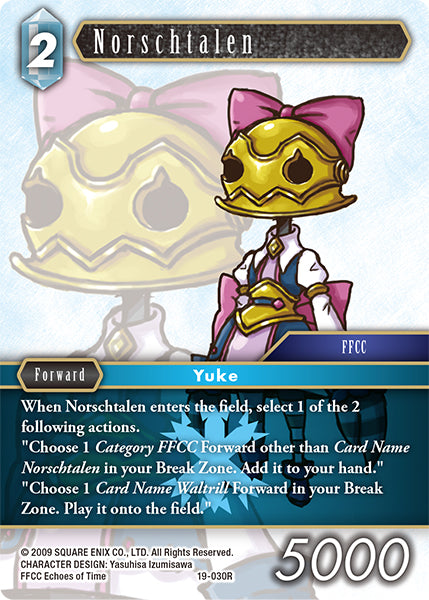(030) Final Fantasy TCG From Nightmares Single: Norschtalen (19-030) Rare