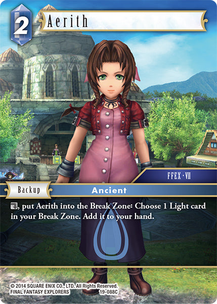 (088) Final Fantasy TCG From Nightmares Single: Aerith (19-088) Common