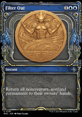 (191) Magic The Gathering March of the Machine: The Aftermath: Extras Single: Filter Out (V.3) Holo Uncommon