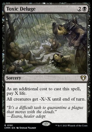 (191) Magic The Gathering Commander Masters Single: Toxic Deluge Holo Rare