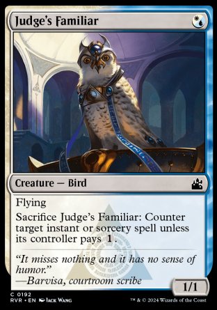 (192) Magic The Gathering Ravnica Remastered Single: Judge's Familiar Common