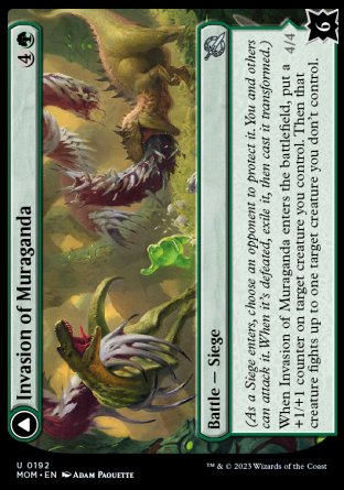 (192) Magic The Gathering March of the Machine Single: Invasion of Muraganda // Primordial Plasm Holo Uncommon