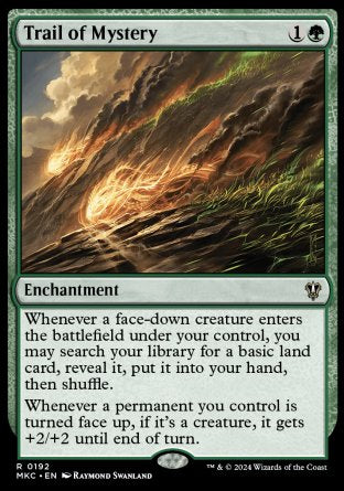(192) Magic The Gathering Commander: Murders at Karlov Manor Single: Trail of Mystery Rare