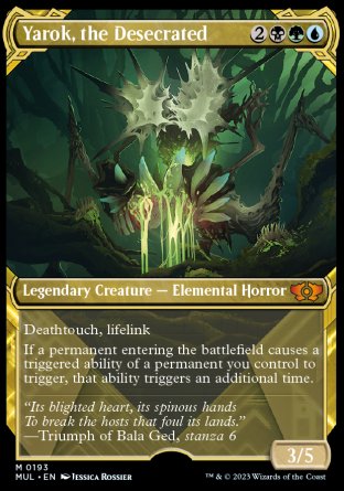 (193) Magic The Gathering Multiverse Legends Single: Yarok, the Desecrated (V.4) Holo Mythic