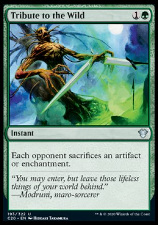 (193/322) Magic The Gathering Commander: Ikoria Single: Tribute to the Wild Uncommon