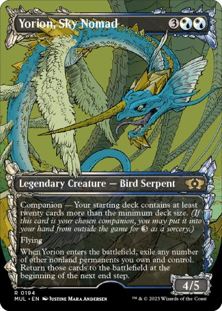 (194) Magic The Gathering Multiverse Legends Single: Yorion, Sky Nomad (V.3) Rare