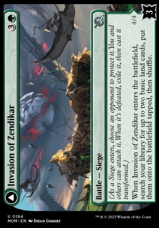 (194) Magic The Gathering March of the Machine Single: Invasion of Zendikar // Awakened Skyclave Holo Uncommon