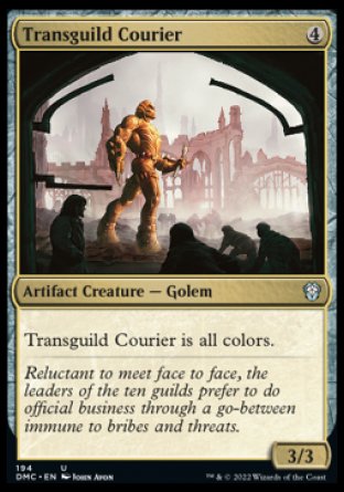 (194) Magic The Gathering Commander: Dominaria United Single: Transguild Courier Uncommon