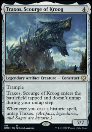 (195) Magic The Gathering Commander: Dominaria United Single: Traxos, Scourge of Kroog Rare