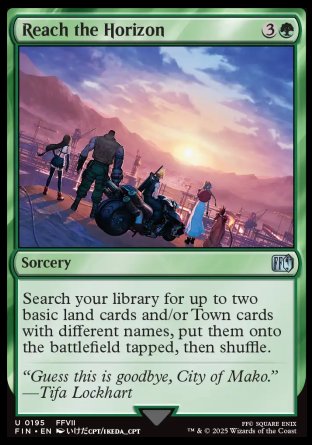 (195) Magic The Gathering Magic: The Gathering - FINAL FANTASY Single: Reach the Horizon Holo Uncommon