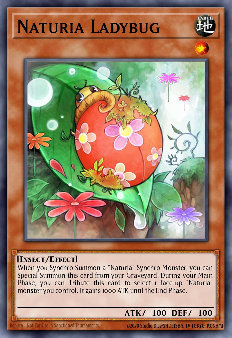 (109) YuGiOh TCG HAC1: Hidden Arsenal: Chapter 1 Single: Naturia Ladybug (V.2 - Parallel Rare) Parallel Rare
