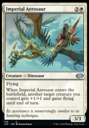 (196) Magic The Gathering Jumpstart 2022 Single: Imperial Aerosaur Uncommon