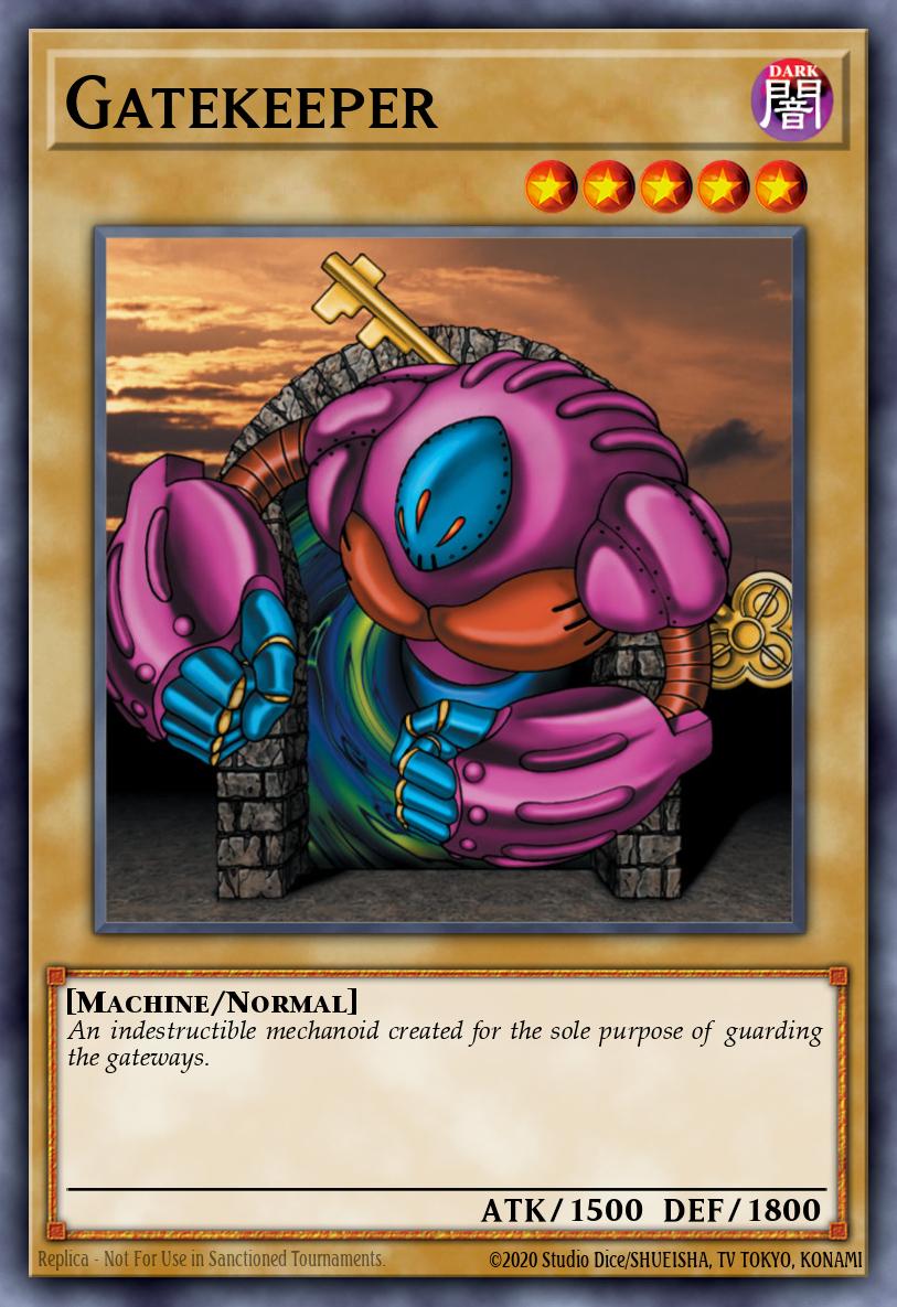 (022) YuGiOh TCG SBSC: Speed Duel: Scars of Battle Single: Gatekeeper Common