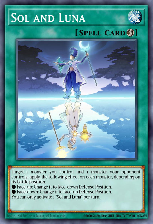 (068) YuGiOh TCG RA02: 25th Anniversary Rarity Collection II Single: Sol and Luna (V.1 - Super Rare)  Super Rare