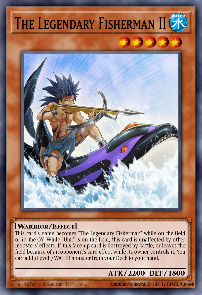 (015) YuGiOh TCG LEDU: Legendary Duelists Single: The Legendary Fisherman II Super Rare