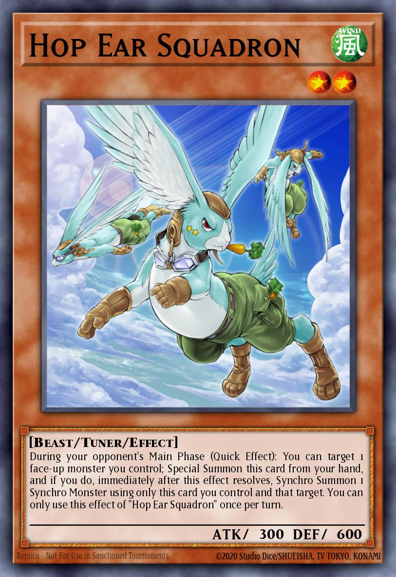 (164) YuGiOh TCG MP20: 2020 Tin of Lost Memories Mega Pack Single: Hop Ear Squadron Common