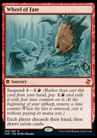 (198/289) Magic The Gathering Time Spiral Remastered Single: Wheel of Fate Holo Mythic