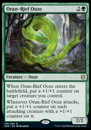 (198/280) Magic The Gathering Zendikar Rising Single: Oran-Rief Ooze Holo Rare
