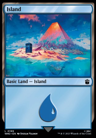 (199) Magic The Gathering Universes Beyond: Doctor Who Single: Island (V.2) Holo Land