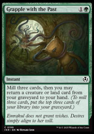 (199) Magic The Gathering Innistrad Remastered Single: Grapple with the Past Holo Common