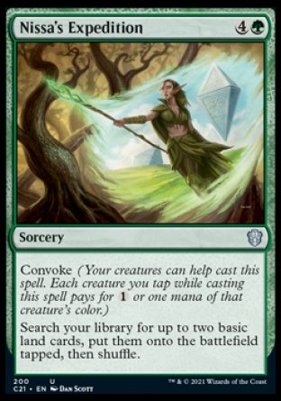 (200) Magic The Gathering Commander: Strixhaven Single: Nissa's Expedition Uncommon