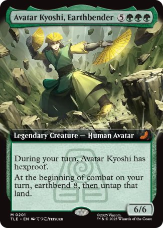 (201) Magic The Gathering Magic: The Gathering | Avatar: The Last Airbender: Eternal Single: Avatar Kyoshi, Earthbender (V.2) Holo Mythic