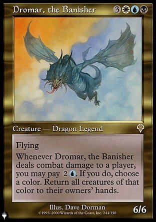 (244) Magic The Gathering The List Single: Dromar, the Banisher Rare