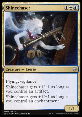 (201/269) Magic The Gathering Throne of Eldraine Single: Shinechaser Holo Uncommon