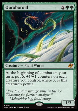 (201) Magic The Gathering Edge of Eternities Single: Ouroboroid Holo Mythic