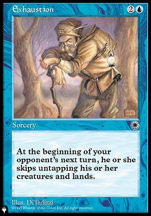 (000) Magic The Gathering The List Single: Exhaustion Rare