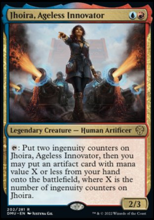 (202) Magic The Gathering Dominaria United Single: Jhoira, Ageless Innovator Holo Rare