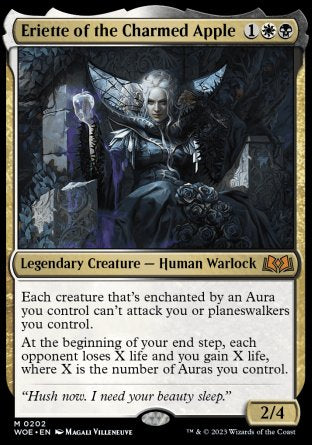 (202) Magic The Gathering Wilds of Eldraine Single: Eriette of the Charmed Apple Holo Mythic