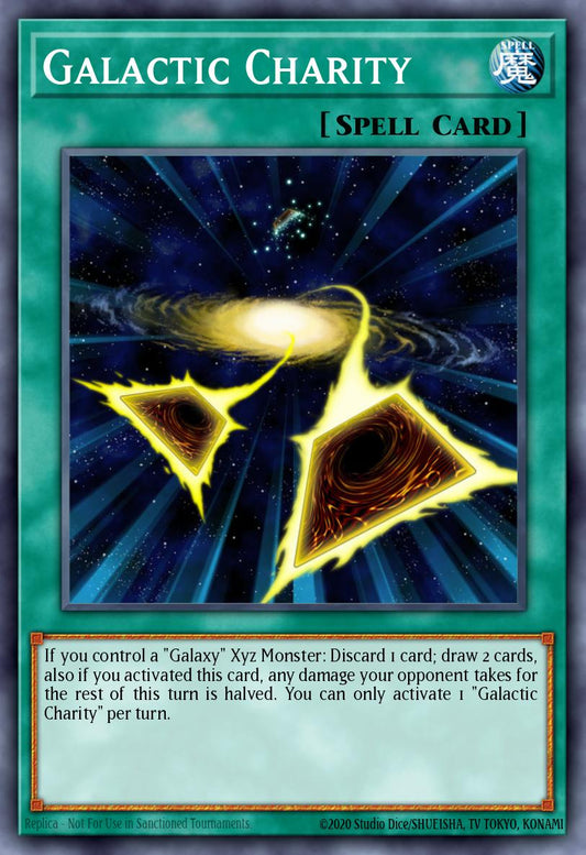 (057) YuGiOh TCG PRIO: Primal Origin Single: Galactic Charity  Common