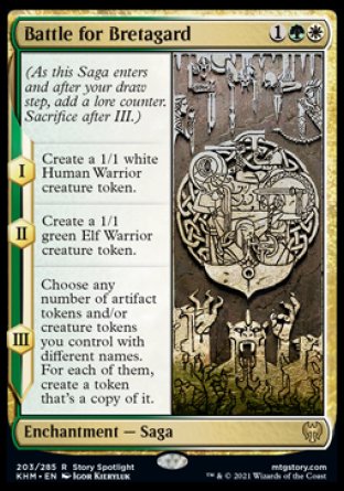 (203) Magic The Gathering Kaldheim: Promos Single: Battle for Bretagard (V.2) Rare