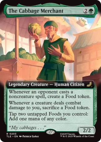 (203) Magic The Gathering Magic: The Gathering | Avatar: The Last Airbender: Eternal Single: The Cabbage Merchant (V.2) Holo Rare
