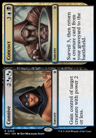 (203) Magic The Gathering Commander: Murders at Karlov Manor Single: Connive // Concoct Rare