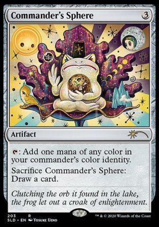 (203) Magic The Gathering Secret Lair Drop Series Single: Commander's Sphere Holo Rare