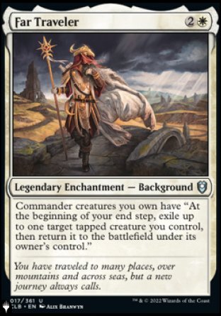 (017) Magic The Gathering The List Single: Far Traveler Uncommon