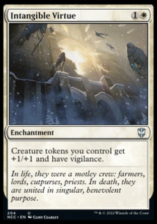 (204) Magic The Gathering Commander: Streets of New Capenna Single: Intangible Virtue Uncommon