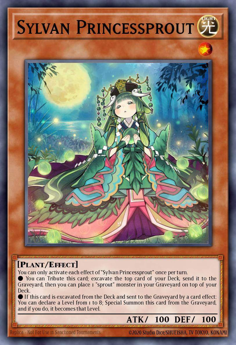 (083) YuGiOh TCG PRIO: Primal Origin Single: Sylvan Princessprout  Super Rare
