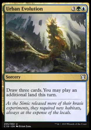 (205) Magic The Gathering Commander 2019 Single: Urban Evolution Uncommon
