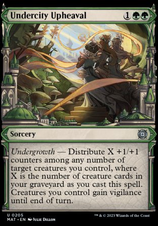 (205) Magic The Gathering March of the Machine: The Aftermath: Extras Single: Undercity Upheaval (V.3) Holo Uncommon