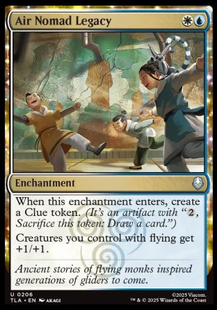 (206) Magic The Gathering Magic: The Gathering | Avatar: The Last Airbender Single: Air Nomad Legacy Holo Uncommon