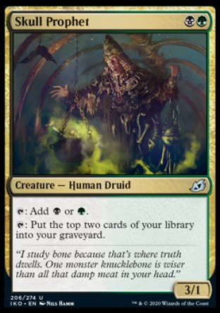 (206/274) Magic The Gathering Ikoria: Lair of Behemoths Single: Skull Prophet Holo Uncommon