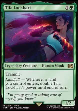 (206) Magic The Gathering Magic: The Gathering - FINAL FANTASY Single: Tifa Lockhart Holo Rare