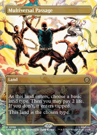 (206) Magic The Gathering Magic: The Gathering | Marvel's Spider-Man: Extras Single: Multiversal Passage Holo Rare